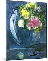 Lovers with Bouquet, c.1949-Marc Chagall-Mounted Art Print