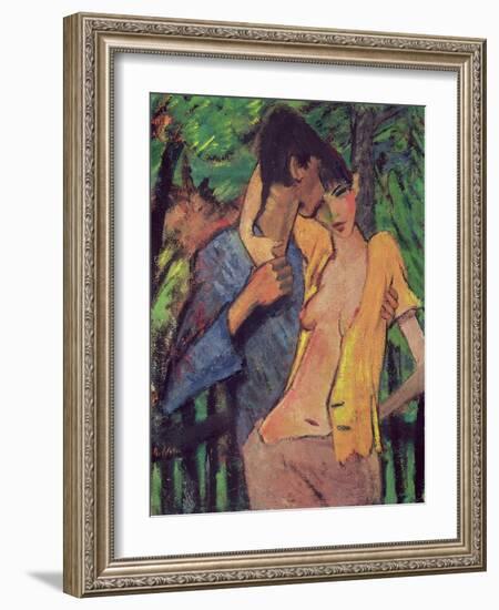 Lovers-Otto Mueller-Framed Giclee Print