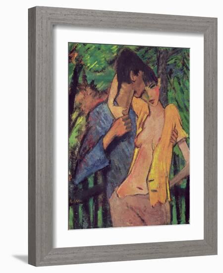 Lovers-Otto Mueller-Framed Giclee Print