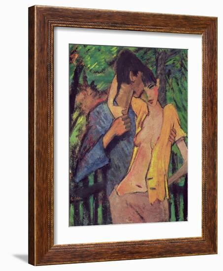 Lovers-Otto Mueller-Framed Giclee Print