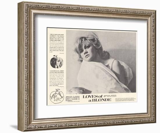 Loves of Blonde, 1967-null-Framed Premium Giclee Print