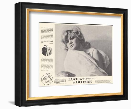 Loves of Blonde, 1967-null-Framed Premium Giclee Print