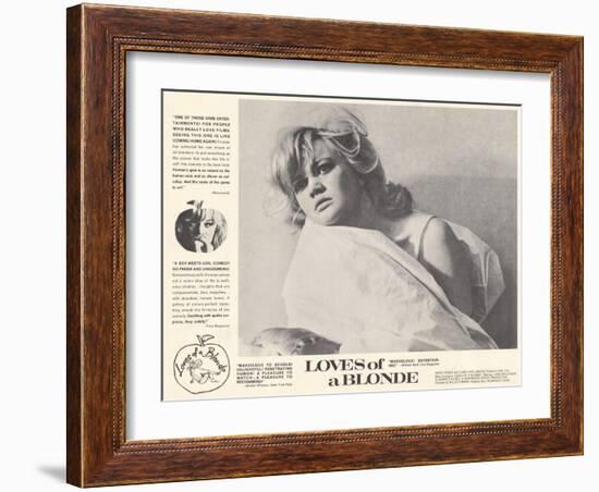 Loves of Blonde, 1967-null-Framed Art Print