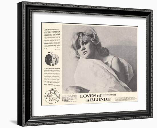 Loves of Blonde, 1967-null-Framed Art Print