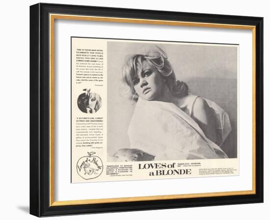 Loves of Blonde, 1967-null-Framed Art Print