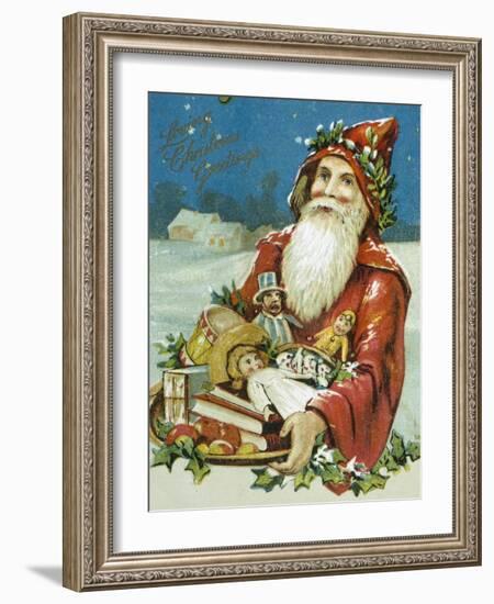 Loving Christmas Greetings-null-Framed Giclee Print