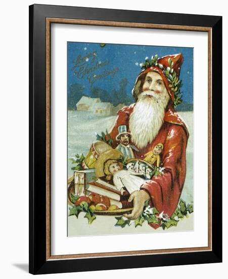 Loving Christmas Greetings-null-Framed Giclee Print