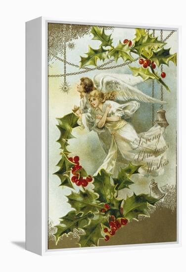 Loving Christmas Wishes-null-Framed Premier Image Canvas