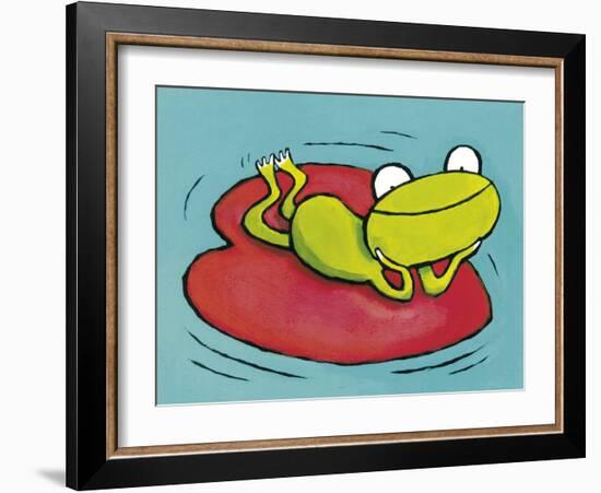 Loving Frog-Dieterle-Framed Art Print