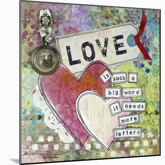 Loving Hearts-Let Your Art Soar-Mounted Giclee Print