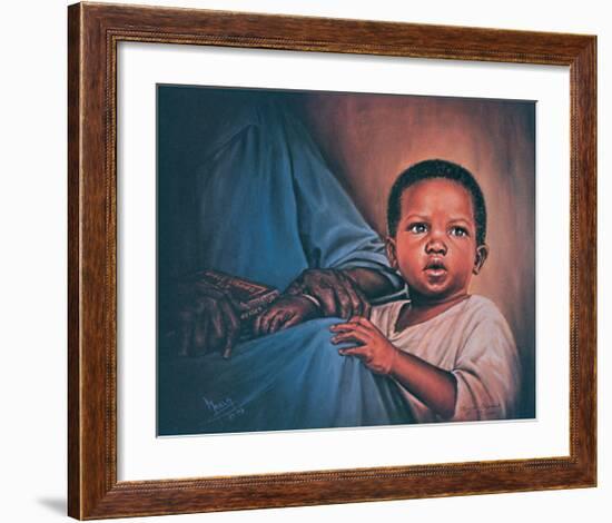 Loving Hold-Ginger Oliphant-Framed Art Print