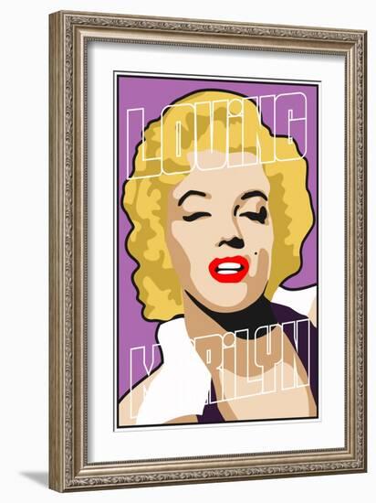 Loving Marilyn I-Cristian Mielu-Framed Art Print