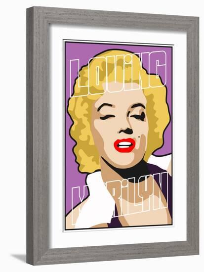 Loving Marilyn I-Cristian Mielu-Framed Art Print