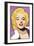 Loving Marilyn I-Cristian Mielu-Framed Art Print