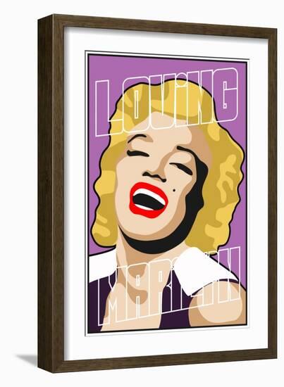 Loving Marilyn III-Cristian Mielu-Framed Art Print