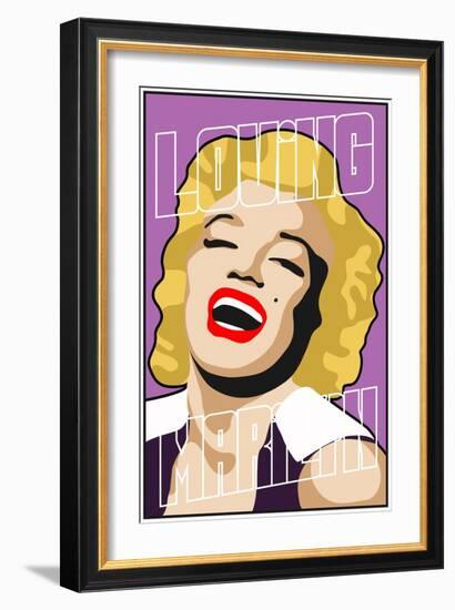Loving Marilyn III-Cristian Mielu-Framed Art Print