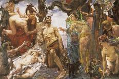 The Temptation of St Anthony after Gustave Flaubert-Lovis Corinth-Giclee Print