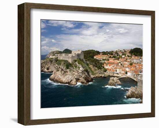 Lovrijenac Fortress, Dubrovnik, Dalmatia, Croatia, Europe-Richard Cummins-Framed Photographic Print