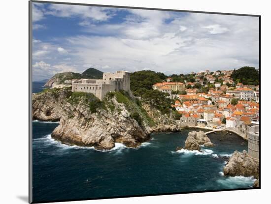 Lovrijenac Fortress, Dubrovnik, Dalmatia, Croatia, Europe-Richard Cummins-Mounted Photographic Print