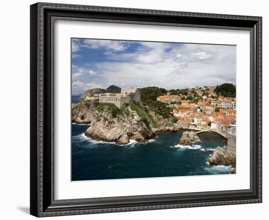 Lovrijenac Fortress, Dubrovnik, Dalmatia, Croatia, Europe-Richard Cummins-Framed Photographic Print