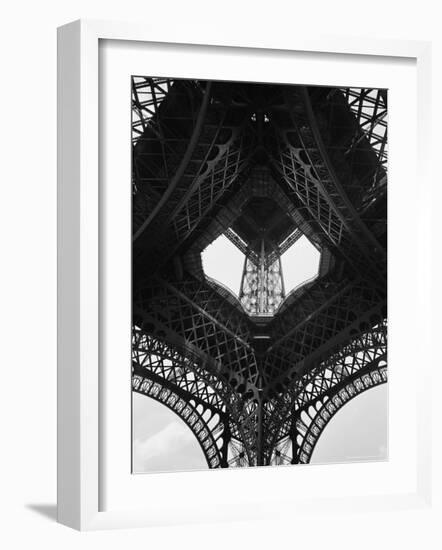 Low Angle of the Eiffel Tower-Alfred Eisenstaedt-Framed Photographic Print