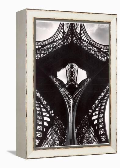 Low Angle of the Eiffel Tower-Alfred Eisenstaedt-Framed Premier Image Canvas