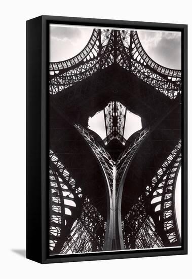 Low Angle of the Eiffel Tower-Alfred Eisenstaedt-Framed Premier Image Canvas