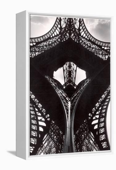 Low Angle of the Eiffel Tower-Alfred Eisenstaedt-Framed Premier Image Canvas