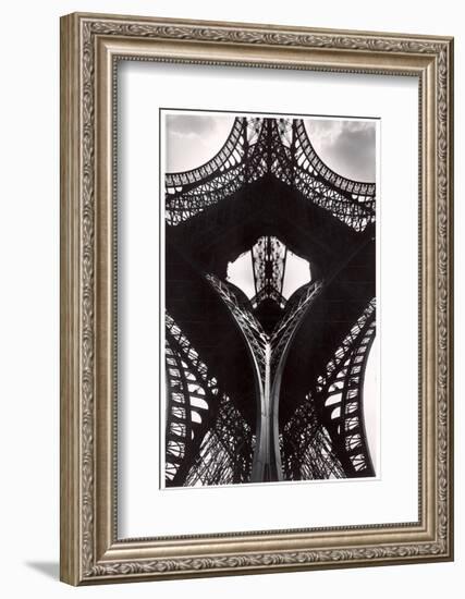 Low Angle of the Eiffel Tower-Alfred Eisenstaedt-Framed Photographic Print