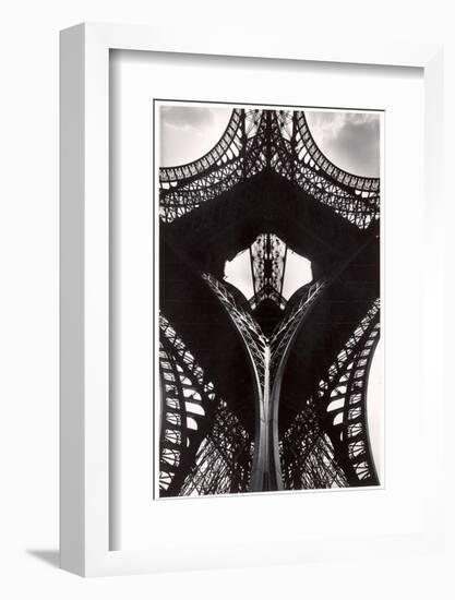 Low Angle of the Eiffel Tower-Alfred Eisenstaedt-Framed Photographic Print