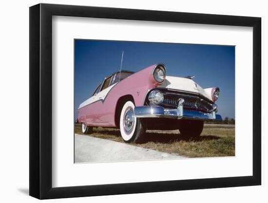 Low-Angle View of a 1954 Ford Fairlane Automobile-Yale Joel-Framed Photographic Print