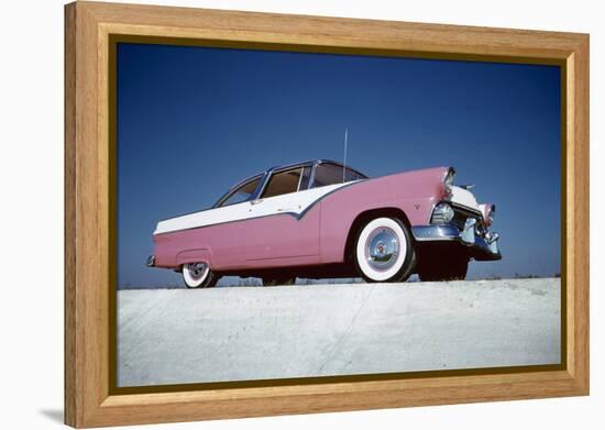 Low-Angle View of a 1954 Ford Fairlane Automobile-Yale Joel-Framed Premier Image Canvas