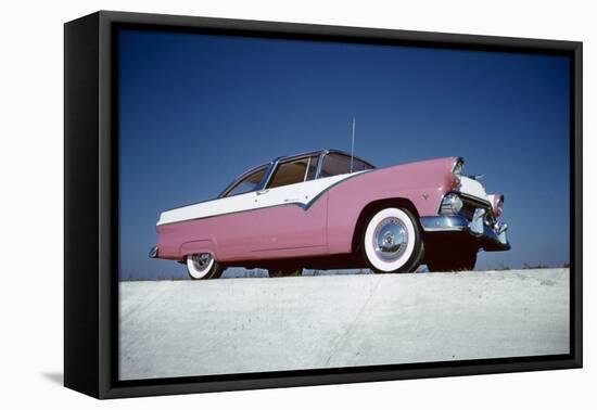 Low-Angle View of a 1954 Ford Fairlane Automobile-Yale Joel-Framed Premier Image Canvas