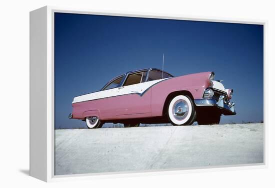 Low-Angle View of a 1954 Ford Fairlane Automobile-Yale Joel-Framed Premier Image Canvas