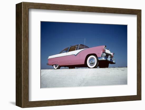 Low-Angle View of a 1954 Ford Fairlane Automobile-Yale Joel-Framed Photographic Print