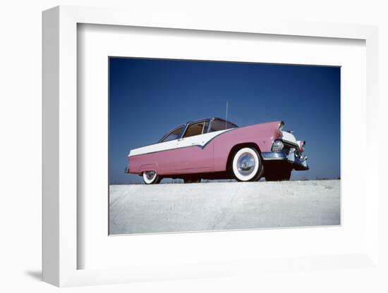 Low-Angle View of a 1954 Ford Fairlane Automobile-Yale Joel-Framed Photographic Print