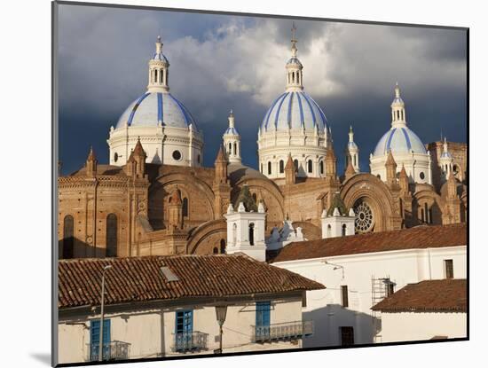 Low Angle View of a Cathedral, Immaculate Conception Cathedral, Cuenca, Azuay Province, Ecuador-null-Mounted Photographic Print