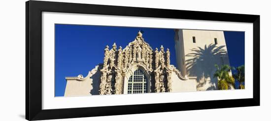 Low angle view of a cathedral, St. Francis Universal Catholic Cathedral Chapel, San Diego, Calif...-null-Framed Photographic Print