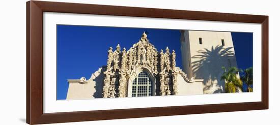 Low angle view of a cathedral, St. Francis Universal Catholic Cathedral Chapel, San Diego, Calif...-null-Framed Photographic Print