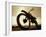 Low Angle View of a Dirt Bike-null-Framed Photographic Print