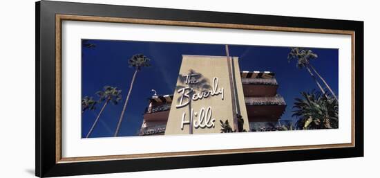 Low Angle View of a Hotel, Beverly Hills Hotel, Beverly Hills, Los Angeles County, California, USA-null-Framed Photographic Print