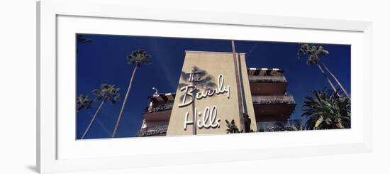 Low Angle View of a Hotel, Beverly Hills Hotel, Beverly Hills, Los Angeles County, California, USA-null-Framed Photographic Print