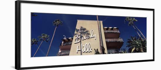 Low Angle View of a Hotel, Beverly Hills Hotel, Beverly Hills, Los Angeles County, California, USA-null-Framed Photographic Print