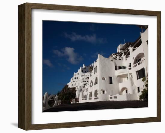 Low Angle View of a Hotel, Casapueblo, Punta Ballena, Punta Del Este, Maldonado, Uruguay-null-Framed Photographic Print