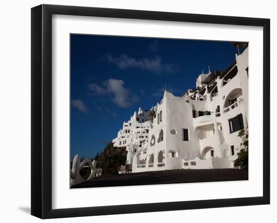 Low Angle View of a Hotel, Casapueblo, Punta Ballena, Punta Del Este, Maldonado, Uruguay-null-Framed Photographic Print