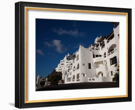 Low Angle View of a Hotel, Casapueblo, Punta Ballena, Punta Del Este, Maldonado, Uruguay-null-Framed Photographic Print