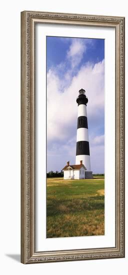 Low Angle View of a Lighthouse, Bodie Island Lighthouse, Bodie Island-null-Framed Photographic Print