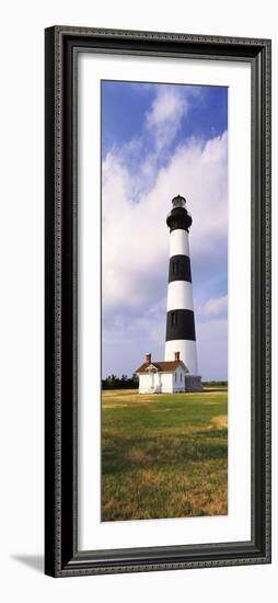 Low Angle View of a Lighthouse, Bodie Island Lighthouse, Bodie Island-null-Framed Photographic Print