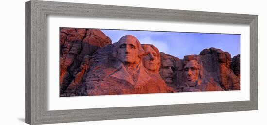 Low Angle View of a Monument, Mt Rushmore National Monument, Rapid City, South Dakota, USA-null-Framed Photographic Print