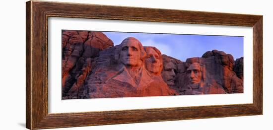 Low Angle View of a Monument, Mt Rushmore National Monument, Rapid City, South Dakota, USA-null-Framed Photographic Print